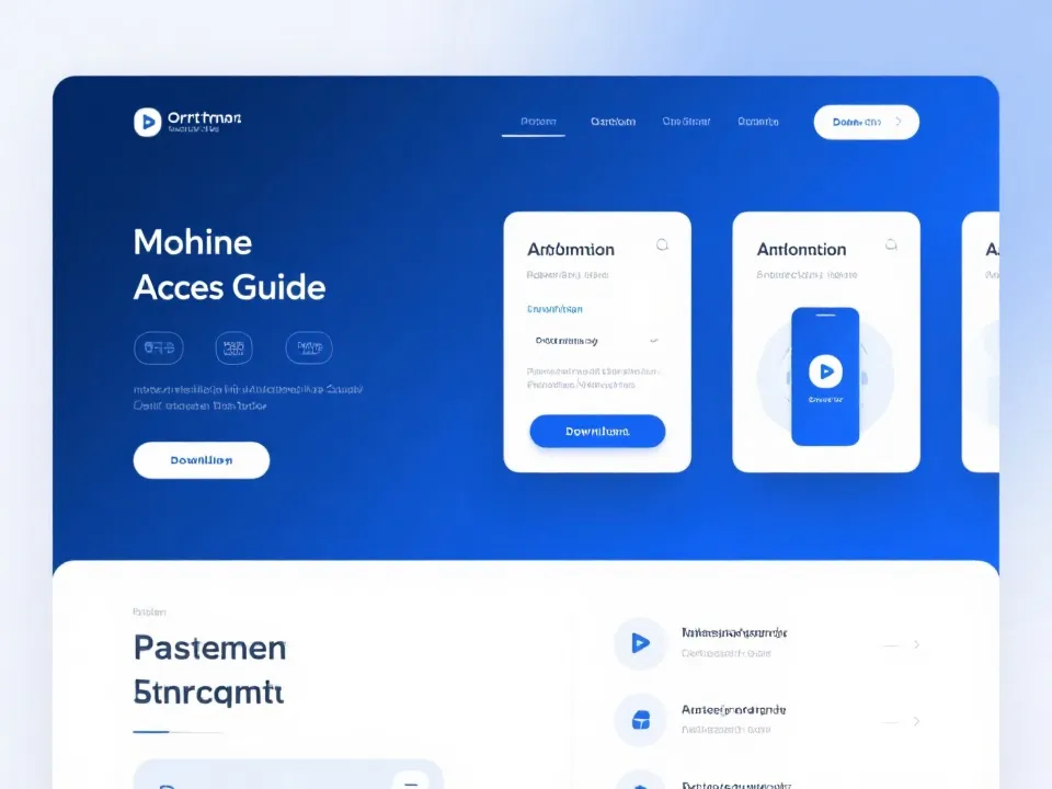 官方入口与访问引导示意图