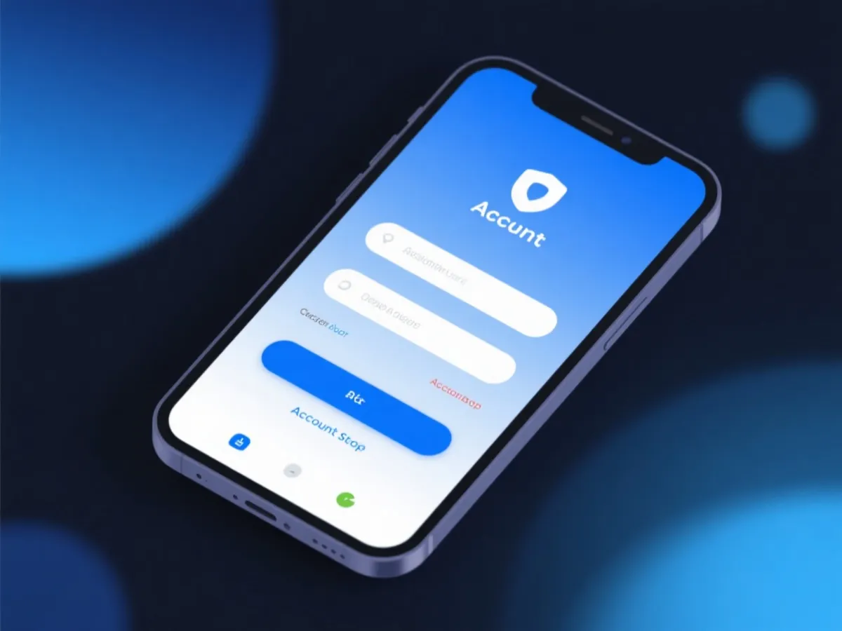 快速注册与账号开通界面示意图